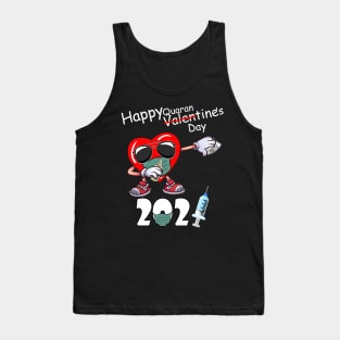 Happy Valentine's Day Funny Heart Dabbing For Women And Men Tank Top